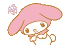 mymelodyashamed_mini animated Discord emote from ₍ᐢᐢ₎      ✿  ੭   mιnι  cαƒe  ♡⃘ ⊹