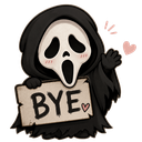scream_bye Discord Emoji | Samantha 💜's server