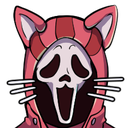 Kittyghostface Discord sticker from Samantha 💜's server