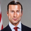 GigaChad with a sharp jawline and stoic expression looking directly at the camera.