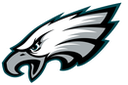 Eagle head logo facing left in gray and white colors.