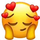 O_blushface custom emote | Lumina.