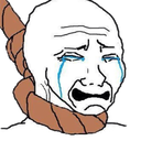 wojak_ending_it Discord sticker | bleh