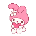01_mymelody animated emote | النهاية
