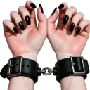 Goonsluts_cuffs Discord sticker - 𝐋𝐮𝐬𝐭𝐲 𝐅𝐫𝐞𝐚𝐤𝐬 🐾