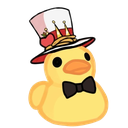 Lucifer_Duck2 Discord sticker | ੭      ֹ   𝐓ɦ𝖾 𝐃𝖾𝗏𝗂ᥣ’𝗌 𝐏ᥣα𝗒𝗀𝗋ⱺυ𐓣ᑯ       🏹