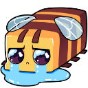 mc_beesad Discord sticker - Rebel Cozy Corner