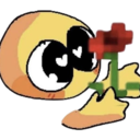 minecraftflower Discord sticker from Rebel Cozy Corner