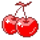 cherries Discord sticker from 🍹Gluzé Cafe | Official Communications