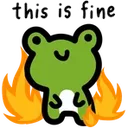 ThisIsFineFrog