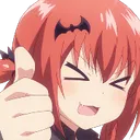 O_SataniaThumbsUp custom emote | Lumina.