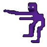 Purple_Man_Dancing animated Discord emote from Five Nights At Discord