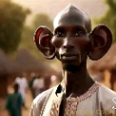 Man with disproportionately large ears looking directly at the camera with a serious expression.