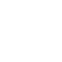 A white line-art icon of interconnected nodes against a black striped background.
