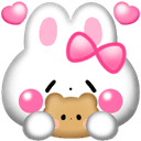 cute_bunny2Bearhug custom emote | ｡　/fluffybunnies 　.