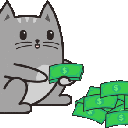 mone_cat animated emote from °❀⋆.ೃ࿔*:Cool Cats･°❀⋆.ೃ࿔*:･