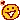 Smiley face with a lopsided, mischievous grin in a pixel art style.