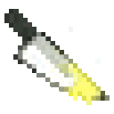 404017yellowpixelknife animated Discord emote - ＭＥＧＡ ＷＥＩＲＤＯ