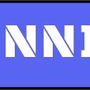 White letters NN centered on a solid blue square background.