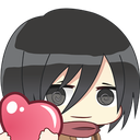 aotHeartMikasa Discord emoji