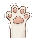 122pawwave animated GIF emoji - Study Space