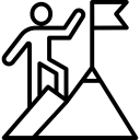 Road sign featuring a star symbol in gold and black.