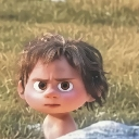 Spot from The Good Dinosaur looking directly at the viewer with a suspicious and judgmental expression.