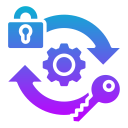 Role text written in a bold, stylized font with a blue and purple gradient.