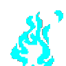 fire_cyan animated Discord emote from Underworld