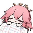 yaeSleep4x Discord sticker from Lezbo Land