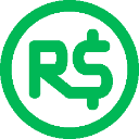 Robux currency symbol in a classic 2014 green and black design.