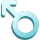 gender_bluemale Discord sticker | house party