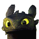 ToothlessSuspicious animated GIF emoji from Da Cuties
