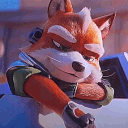 FoxMcloudMewing animated GIF emoji from Da Cuties