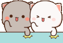 peach_hype animated GIF emoji | LETS MEOWWW