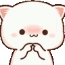 nya_blush animated Discord emote from LETS MEOWWW