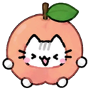 catpeach Discord sticker - Rabbit Hole