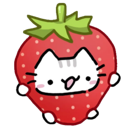 catstrawberry Discord Emoji from Rabbit Hole