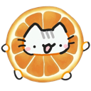 catorange custom emote from Rabbit Hole