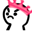 crown_frown custom emote | —𝑆𝑃𝐸𝑁𝑇