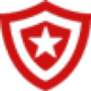 Red shield icon with a black star in the center.