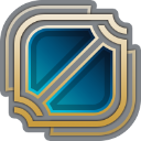 Summoners Rift map icon featuring a blue and gold geometric design.