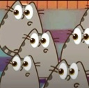 Pusheen_Observing custom emote from 𝗟̲𝗮̲tte ┃ SOCIAL (=^･ω･^=)