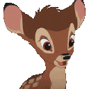 bambisneer animated GIF emoji | Rabbit Hole