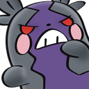 Morpeko in Hangry Mode with glowing red eyes and a furious expression.
