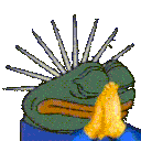 112_pepeprayer animated emote from Rabbit Hole