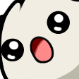 A cute, simple creature with wide eyes and a gaping, shocked mouth.