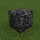 Bedrock block from Minecraft rendered in a pixelated style.