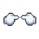 Two pairs of white cartoon gloved hands with index fingers touching together in a shy gesture.