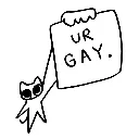 YOUREGAY custom emote from ՞. .՞𐦯 Verify/Sfw/ntx ⸝⸝ ΛƧƬЯYX  ™